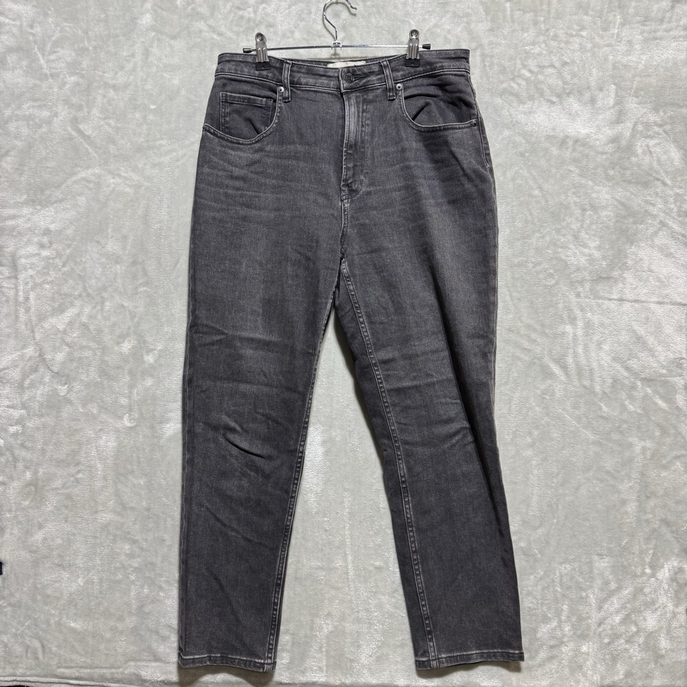 Everlane The Curvy Cheeky Jeans Womens 30x26 Gray Denim Hourglass Fit Straight